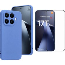Coolacs Xiaomi Mi 17T Pro ile Uyumlu Soft Yumuşak Telefon Kılıfı ve 5d Tam Kaplayan Cam Ekran Koruyucu