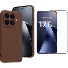 Coolacs Xiaomi Mi 17T Pro ile Uyumlu Soft Yumuşak Telefon Kılıfı ve 5d Tam Kaplayan Cam Ekran Koruyucu