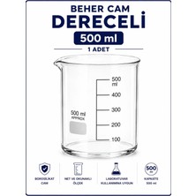 Labolist Beher Cam Dereceli 500 ml  1 Adet