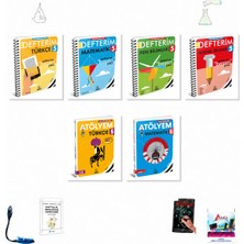 2026-2027 Arı Yayıncılık 5. Sınıf Defterim Serisi Türkçe Matematik Atölyem 6 Kitap Muhteşem Set