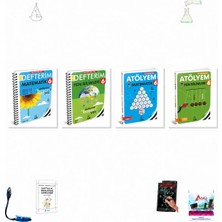 2026-2027 Arı Yayıncılık 6. Sınıf Matematik ve Fen Defterim Atölyem 4 Kitap Muhteşem Set