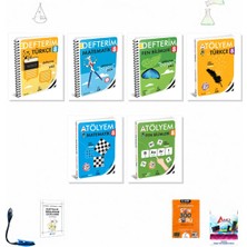 2026-2027 Arı Yayıncılık 8. Sınıf Lgs Türkçe Matematik Fen Defterim Atölyem 6 Kitap Muhteşem Set