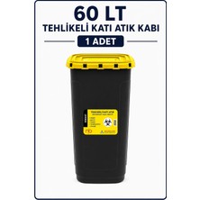 Telkar 60 Lt Tehlikeli Katı Atık Kabı 1 Adet