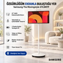 Samsung The Movingstyle 27LSM7F Qhd 27" Smart Dokunmatik Taşınabilir Ekran Tv