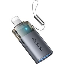 Mey İthalat OT-7850 2'si 1 Arada Usb-A - Lightning ve Sd Kart Aktarım Dönüştürücüsü