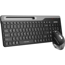 Mey İthalat A4 Tech FB2535C Bluetooth + 2.4ghz Nano Q Türkçe Fn-Multimedya Klavye+ Şarjlı Mouse Set