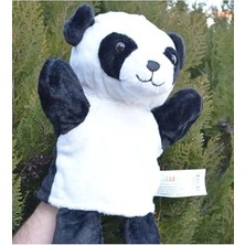 Mey İthalat Panda Pelüş El Kuklası 30 cm 62854 Siyah