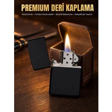 Pileli Store Çakmak Parlak Siyah Doldurulabilir Hedyelik Eşya