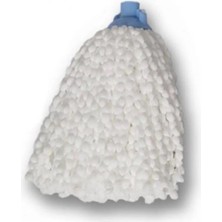TeOra Store Mop Mikrofiber Beyaz Örgülü Paspas Ip ROYALEKS-MF01