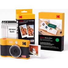 Kodak Mini Shot 2 Era Filmli Fotoğraf Makinesi + 30'lu Baskı Seti + Fotoğraf Albümü ( Yeşil )