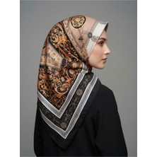 Lady Coco Soft Pamuklu Daire Desenli Şal