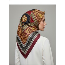 Lady Coco Soft Pamuklu Daire Desenli Şal