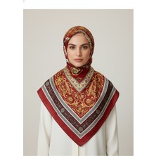 Lady Coco Soft Pamuklu Daire Desenli Şal