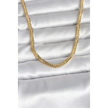 Adalı Store cm 14K Gold Renk Zincir Model 45 cm Kadın Kolye