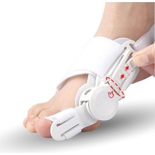 Adalı Store Ayarlanabilir Ayak Baş Parmak Kemik Düzeltici – Halluks Valgus (Bunyon) Aparatı, Gece Gündüz Kullanıma Uygun Ayak Düzeltme Ateli BX40