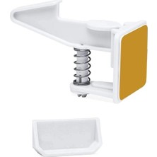 Adalı Store Bebek Çocuk Güvenliği Korumalı Yapışkan Çekmece ve Dolap Için Tutucu Gizli Güvenlik Kilidi BX40