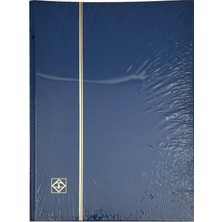 Leuchtturm Pul Defteri 64 Sayfa (A4 Basıc) Mavi Cilt, Beyaz Sayfa