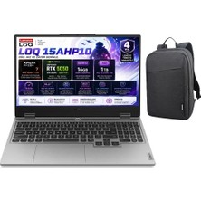 Lenovo Loq 15AHP10 Amd Ryzen 7-250 16GB Ddr5 1tb SSD Rtx 5050 8gb 100W 15.6 Inç Full Hd 144Hz IPS Windows 11 Pro Gaming Laptop (83JG00BMTR) B210 Çanta Hediyeli