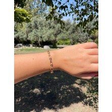 Solenya Çelik Rose Gold Geçmeli Bileklik