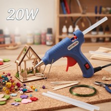 20W Sıcak Silikon Tabancası - Küçük Boy - 7.5 mm Mum Silikon Uyumlu Nemere