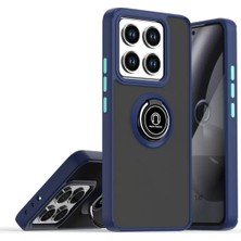 Sh Ticaret Xiaomi Mi 14T Montreal Yüzüklü Silikon Kapak - Lacivert