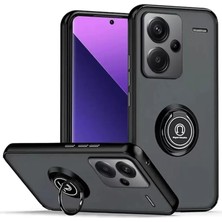 Sh Ticaret Xiaomi Redmi Note 13 Pro Plus Kılıf Montreal Yüzüklü Silikon Kapak - Siyah