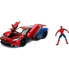 Jada Marvel Örümcek Adam Figürü 2017 ve Ford Gt Model Araç