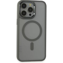 Sh Ticaret Apple Iphone 15 Pro Max Kılıf Room Magneticsafe Silikon - Gri