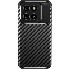 Sh Ticaret Xiaomi Mi 14T Kılıf Auto Focus Karbon Kapak - Siyah