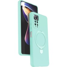 Sh Ticaret Xiaomi Redmi Note 12 Pro 4g Regal Magsafe Standlı Kapak - Su Yeşili