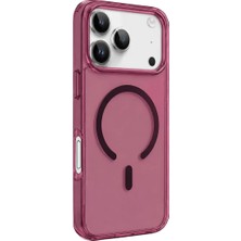 Sh Ticaret Apple Iphone 18 Pro Max Pc Real Magsafe Kapak - Bordo