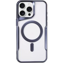 Sh Ticaret Apple Iphone 14 Pro Max Kılıf Boyi Magsafe Silikon Kapak - Lacivert