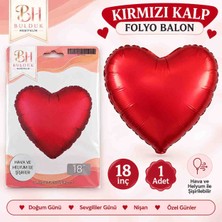 Avcı Parti Dünyası Kırmızı Kalp Folyo Balon 18 Inç