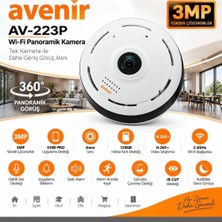 Antenci Avenir AV-S223P 3mp Panaromik Wifi Tavan Kamera