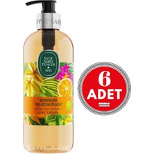Die Grup Eyüp Sabri Tuncer Bodrum Mandalinası Doğal Zeytinyağlı Sıvı Sabun 500 ml x 6 Adet