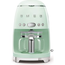 Die Grup Smeg DCF02PGEU Filtre Kahve Makinesi 50's Style Pastel Yeşil 1.4 Litre 10 Fincan Kapasiteli