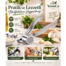 Tasarım Evi Paslanmaz Çelik Sarımsak Ezici Pratik Sarımsak Ezeceği