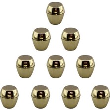 Mey İthalat Dolap, 10 Adet Merkür Düğme Gold Mobilya Mutfak Dolabı Çekmece Kulpu Kulbu Altın Tek Vidalı Kulp