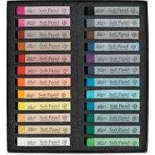 Mey İthalat Mpv-24 Pastel Boya Yumuşak Toz Pastel, 24 Renk