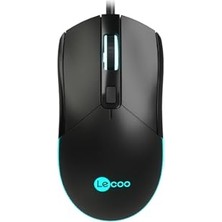 Mey İthalat MS120 Siyah USB Kablolu Optik Gaming Mouse, 2400 Dpı, 4 Tuş ve Rgb LED Aydınlatma