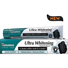 Mey İthalat Ultra Whitening Diş Macunu, 75 Ml; Aktif Kömür, Çörek Otu Yağı ve Misvak Içeren, Florürsüz