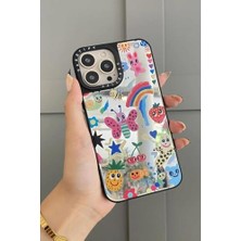 Mey İthalat iPhone 12 Pro Max Uyumlu Aynalı Telefon Kılıfı, Kamera Koruyucu Kapaklı