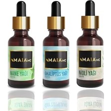 Mey İthalat Nane & Okaliptüs & Nioli Uçucu Yağı 3'lü Bakım Seti 20X3 ml