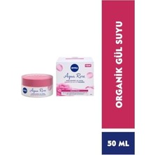 Mey İthalat Aqua Rose Hyaluron ve Organik Gül Suyu Içeren Nemlendirici Jel Yüz Kremi; 50 Ml, 48 Saat Yoğun Nemlendirme, Tüm Cilt Tipleri Için, Işıltılı, Pürüzsüz Cilt