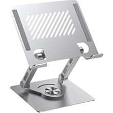 Mey İthalat Zr 753 15.9" Alüminyum Katlanabililir, 360 Derece Dönebilen Tablet ve Laptop Standı