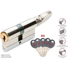 Mey İthalat Kale 164 Cec M Mandallı Topuzlu 68 mm Kilit Göbeği (Nikel)