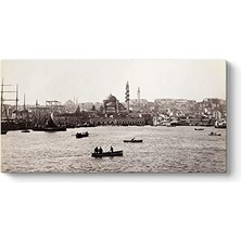 Mey İthalat Eski Istanbul Denizi Tablosu 160 x 80