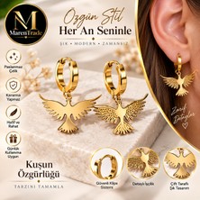 Maren Trade Paslanmaz Çelik Kartal Figürlü Halka Küpe – Şık & Zamansız Tasarım