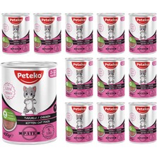 Mey İthalat Tavuklu Yavru Kedi Pate Yaş Maması 400 G x 12 Adet