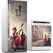 Mey İthalat Buzdolabı ve Bulaşık Makinası Beyaz Eşya Sticker Kaplama Kemancı